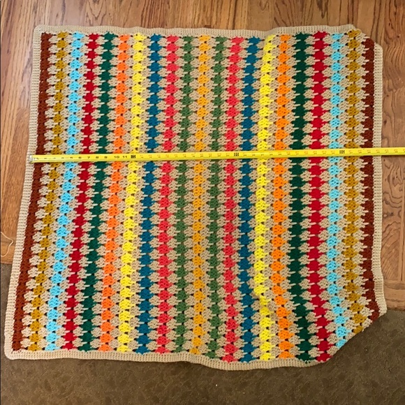 BOHO HANDMADE Lap/ Baby Quilt 40 X 40 - Picture 4 of 4